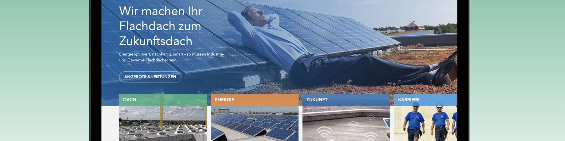 Die neue Website der Firma Wierig ist fertig.