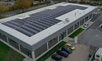 Dachabdichtung plus Photovoltaik auf dem Flachdach