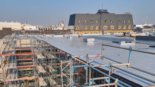 Sanierung des Flachdaches der Kunsthalle