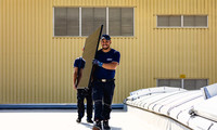 Wierig Team bei Dachsanierung und Aufbau einer PV-Anlage bei HDM in Wiesloch