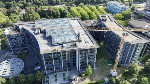Bild der Wierig Flachdachsanierung bei der Apobank in Düsseldorf
