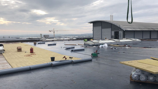 Dachsanierung für späteren Aufbau eine PV-Anlage