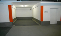 Flüssigkunststoffabdichtung einer Tiefgarage nach Sanierung