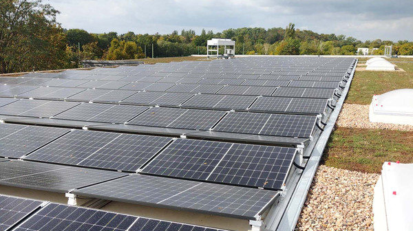 PV-Anlage auf Flachdach