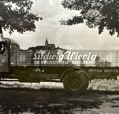 Historisches LKW-Foto von Wierig