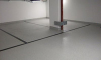Flüssigkunststoffabdichtung einer Tiefgarage nach Sanierung