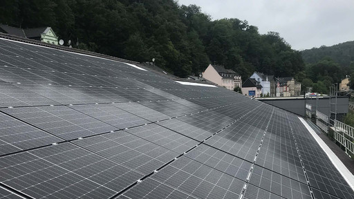 Photovoltaik-Anlage auf SB-Markt