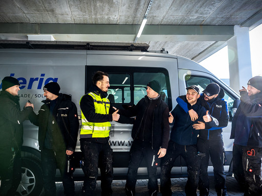 Bild von einem Wierig-Team nach der Arbeit